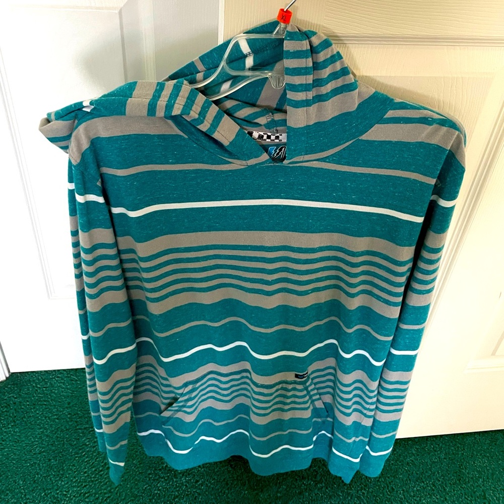 Boys long sleeve shirt with hood